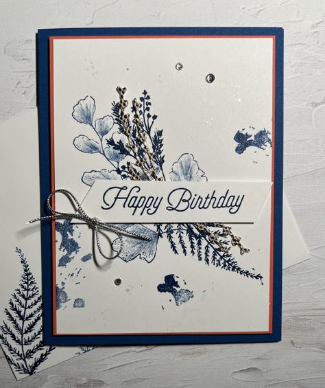 CAS786 Blue Birthday Blue Birthday Card, Gorgeous Birthday, Birthday Stamps, Bday Cards, Love You Images, Silver Paper, Monthly Themes, Wink Of Stella, Blue Birthday