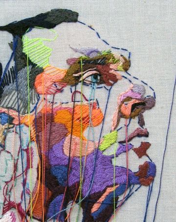 Extreme Embroidery, Art Fil, A Level Textiles, Thread Art, Tableau Art, Gcse Art, Sketchbook Art, Piece Of Art, A Level Art