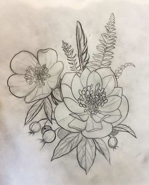 Hellebore Sketch Hellebore Tattoo, Fern Tattoo, Wonderland Tattoo, Art Articles, Creepy Tattoos, Doodle Tattoo, Geniale Tattoos, Botanical Tattoo, 1 Tattoo