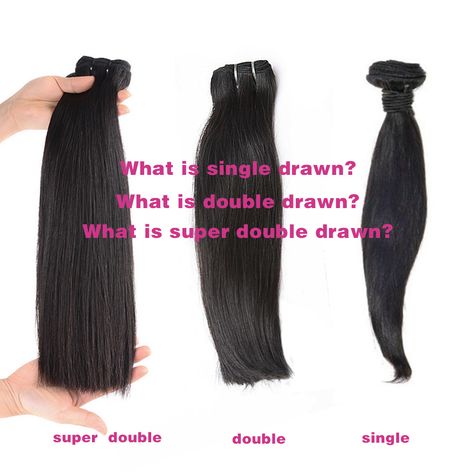 Do you know their differences? 🧐  Which one do you like best?🤩  Comment below, we will send you more details!🥳   #TOOCCI #TOOCCIhair #simplybeautiful #justbeautiful #humanhair #TOOCCIpurple #straighthair #doubledrawn #straighthairwigs #hairstyle #hairfashion #hairwig #hairclosure #hairbundles Hair Bundles Length Chart, Double Drawn Hair, Straight Hair Bundles, Hair Closure, Business Hairstyles, Hair Bundles, Simply Beautiful, Wig Hairstyles, Straight Hairstyles