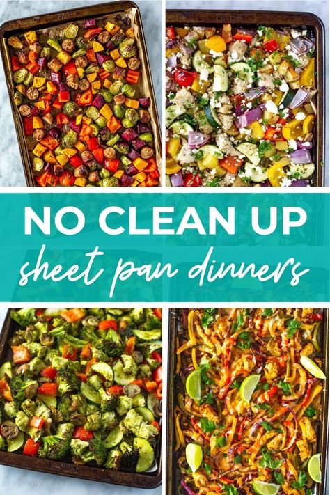 Tray Dinners Sheet Pan, Easy Sheet Pan Meals Healthy, Healthy Dinner Casseroles Clean Eating, Sheet Pan Dishes, Sheet Pan Dinners Fall, Make Ahead Sheet Pan Dinners, Protein Sheet Pan Meals, Sheet Pan Dinners Low Carb, Veggie Sheet Pan Recipes