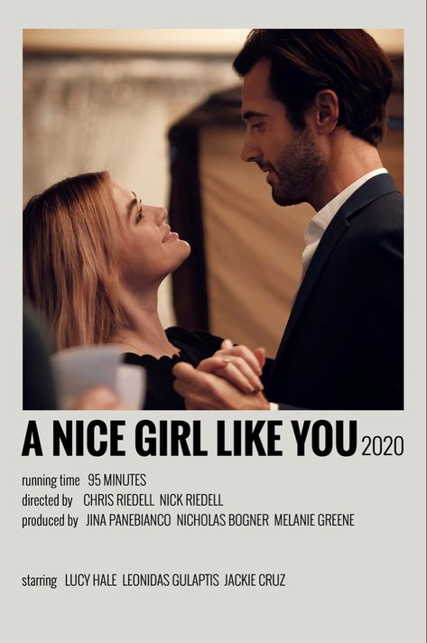 A Nice Girl Like You Movie, Serials To Watch, Romantic Movies To Watch, Minimalistic Polaroid Poster, Top Romantic Movies, Movie Romantic, Movies Romantic, Movie Recs, Romcom Movies