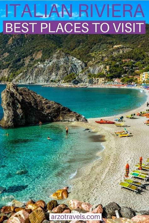 Italy Riviera, Places To Visit In Italy, Travel International, Beach Destinations, Italian Riviera, Italy Travel Tips, Fun Places To Go, Italy Travel Guide, European Destinations