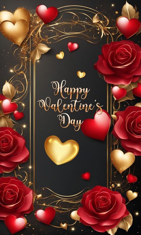 Wallpaper for Valentine's Day - AI creation Happy Valentines Day Wallpaper, Happy Valentine Gif, Valentines Day Images Free, Happy Valentines Day Gif, Valentines Day Love Quotes, Valentines Day Wallpaper, Valentines Gif, Background Zepeto, Happy Valentine Day Quotes