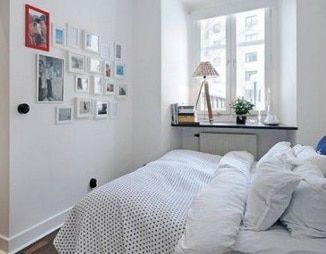 Small White Bedrooms, Very Small Bedroom, Space Saving Bedroom, Small Bedroom Interior, Cozy Bedroom Design, Small Apartment Bedrooms, White Bedroom Design, Contemporary Bedroom Furniture, Small Space Bedroom