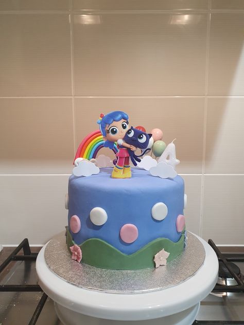 Rainbow coloured sponge and a True themed top! Rainbow Kingdom Cake, True And The Rainbow Kingdom, Rainbow Kingdom, The Rainbow, Cake Ideas, Rainbow Colors, Birthday Cake, Rainbow, Cake