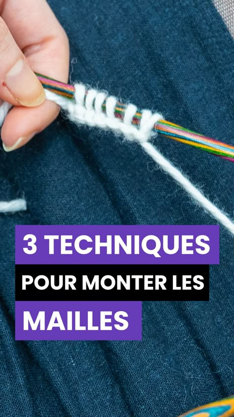 Tu souhaites monter les maille d’un tricot avant de commencer à tricoter tes mailles et suivre ton tuto tricot ? Ça tombe bien dans ce tutoriel tricot facile, je vais t’apprendre à monter des mailles avec à chaque fois un montage différent. Lorsque tu commences à apprendre à tricoter, tu apprends le point de base avec les autres alternatives, mais souvent on te montre qu’une façon de comment monter des mailles. Knitting Gloves Pattern, Bead Knit, Gloves Pattern, Crochet Stars, Sweater Knitting Patterns, Craft Time, Knitted Gloves, Knitting Techniques, Double Knitting