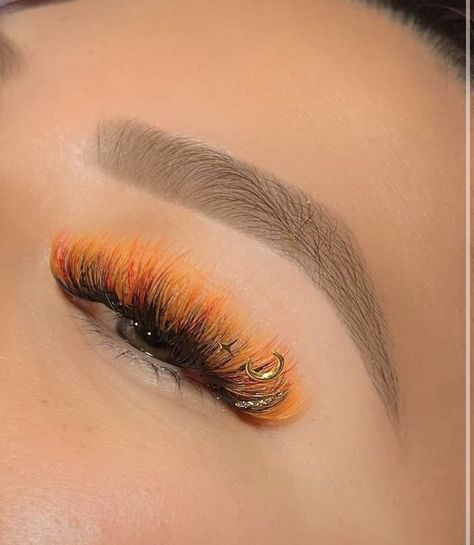 Red Eyelash Extensions, Kiss Lash Extensions, Kiss Lashes, Lash Extensions Styles, Fall And Halloween, Halloween Vibes, Butterfly Kisses, Lash Extension, Volume Lashes