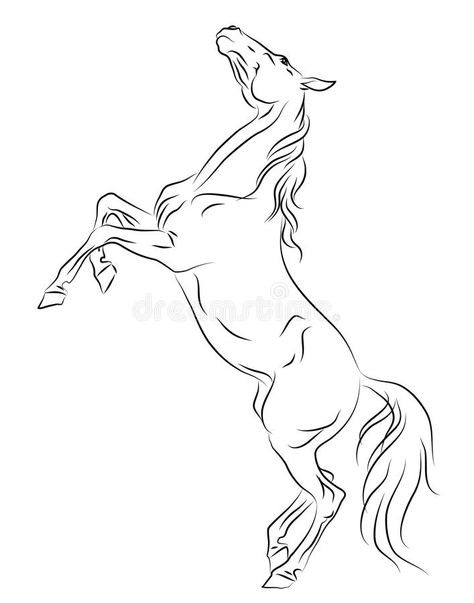 Horse rearing up sketch. Vector horse rearing up sketch #Sponsored , #AD, #advertisement, #rearing, #Vector, #sketch, #Horse Rearing Horse Sketch, Horse Rearing Tattoo, Rearing Horse Drawing, Rearing Horse Tattoo, Horse Rearing Drawing, Mums Tattoo, Sketch Horse, Apocalypse Tattoo, Horse Outline