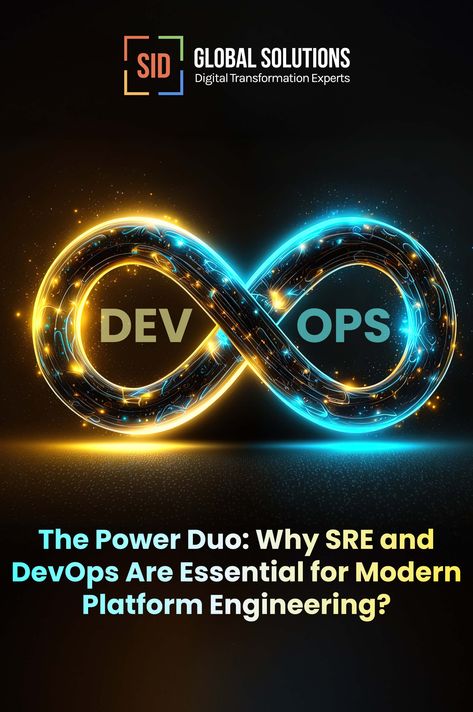 Site Reliability Engineering (SRE) and DevOps are two disciplines that have emerged as indispensable for achieving in delivering reliable, scalable, and efficient systems. While SRE focuses on enhancing reliability and resilience, DevOps aims to accelerate development and deployment processes. Explores the synergistic relationship between SRE and DevOps and highlights why their collaboration is vital for modern platform engineering success. Devops Engineer, Social Media Branding Design, Logo Design Set, Media Branding, Graphic Design Ads, Social Media Branding, Design Set, Digital Transformation, Branding Design