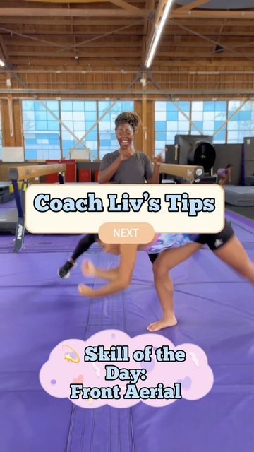 Ariel Drills Gymnastics, Front Aerial Drills, Gymnastics Coaching Tips, How To Do A Front Aerial, Front Aerial Tutorial, Ariel Gymnastics, Aerial Drills, Front Aerial, Gymnastics Drills