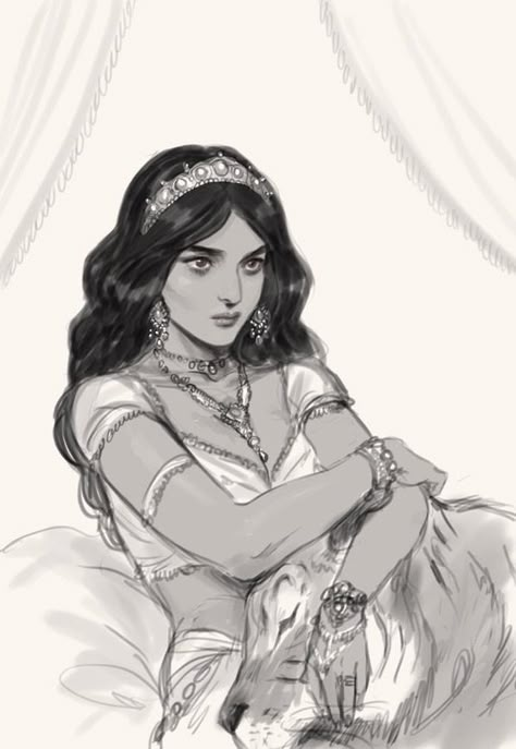 Jasmine Sketch, Jasmin Darnell, Elden Lord, Arte Sketchbook, Fantasy Aesthetic, Art Style Inspiration, Pretty Art, Disney Art, R A