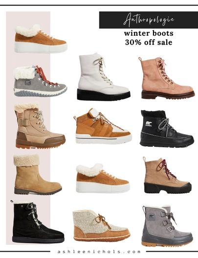 Boots: Winter boots sale, 30% off at Anthropologie, sorel boots, sorel sale, sorel boots sale, sorel boots on sale, minnetonka boots, minnetonka boots sale, minnetonka sale, lace up boots #boots #bootsonsale #sneaker Sorel Evie Boot, Sorel Boots 2022, Sorel Out N About Boots, Womens Sorel Evie, Sorel Boots Sorel Sorel, Sorel Tivoli Iv, Sorel Tivoli, Minnetonka Boots, Blogger Outfit Inspiration