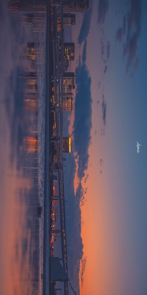 Anime City Wallpaper Iphone, Anime City Wallpaper, Scenery Wallpaper Aesthetic, City Wallpaper Iphone, Wallpaper Scenery, City Wallpapers, Futurisme Retro, Collage Mural, Anime City