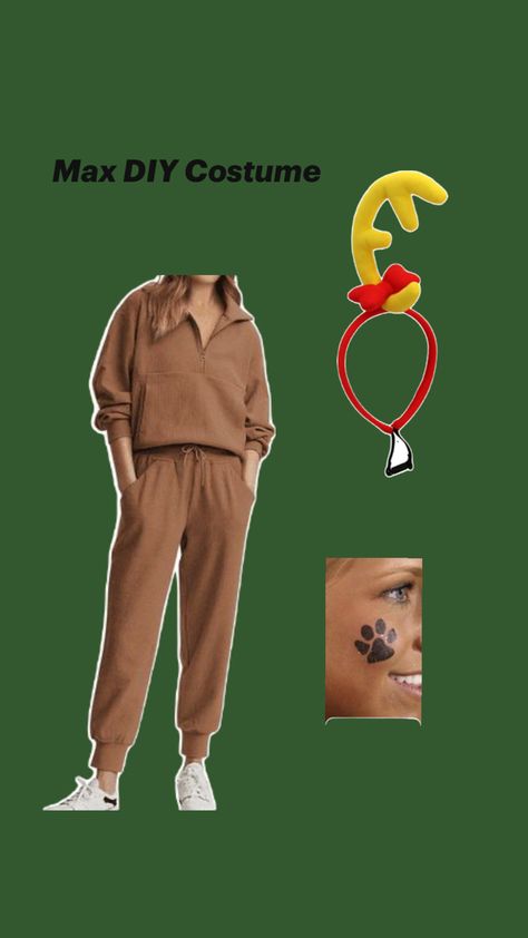 Easy Max from the Grinch DIY costume #HalloweenPin24 The Grinch Diy, Max From The Grinch, Grinch Diy, Grinch Costume, Max Costume, Grinch Costumes, Diy Costume, Christmas Costumes, The Grinch