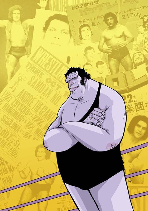 New Andre The Giant Graphic Novel Getting Released Next Year | 411MANIA Wrestling Posters, Eddie Guerrero, Andre The Giant, Wwe Wallpapers, Gloves Design, Wrestling Superstars, Wrestling Wwe, Movie Poster Art, Professional Wrestling