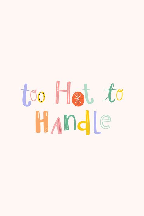 Doodle font too hot to handle typography psd | free image by rawpixel.com / Chayanit Typography Doodle, Text Doodle, Typography Psd, Word Doodles, Doodle Font, Vector Typography, Beautiful Word, Free Illustration Images, Doodle Fonts