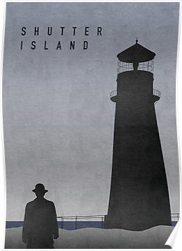 Shutter Island Poster Kung Fury, Shutter Island, Film Posters Minimalist, Best Movie Posters, Septième Art, Film Poster Design, I Love Cinema, Minimal Poster, Minimal Movie Posters