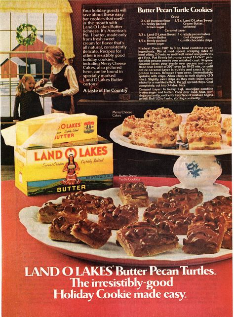 Land O Lakes Recipes, Grandma Baking, Vintage Christmas Recipes, Land O Lakes Butter, Pecan Turtles, National Cookie Day, Written Recipes, Cookies Holiday, Best Holiday Cookies