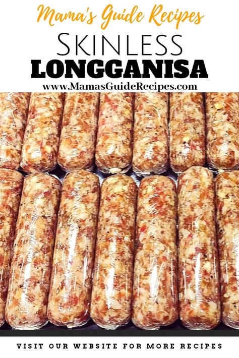 skinless longganisa recipe pampanga - Mama's Guide Recipes Skinless Longanisa Recipe Filipino, Skinless Sausage Recipes, Longganisa Recipe Homemade, Longanisa Recipe Filipino, Filipino Sausage Recipe, Silvanas Recipe, Longaniza Recipe, Longganisa Recipe, Longanisa Recipe