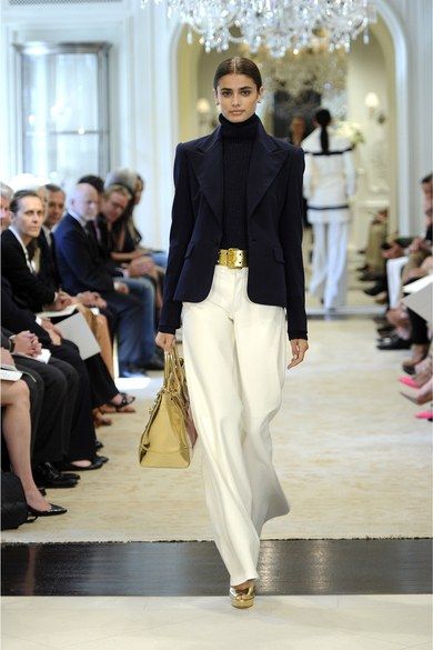 Ralph Lauren Fall 2023, Ralph Lauren Winter Outfits, Ralph Lauren Resort, Ralph Lauren Elegant, Black And White Outfit, Looks Chic, 2015 Fashion, 가을 패션, Mode Inspiration