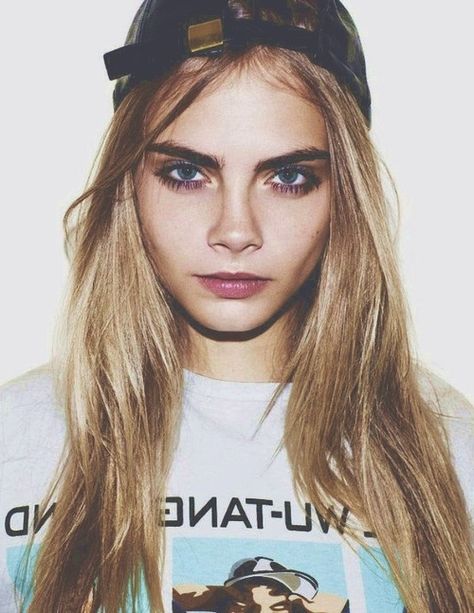 Cara Cara Delevingne, Blue Eyes, Blonde Hair, A Woman, Blonde, Tumblr, Hair, Blue