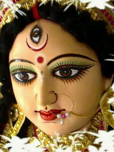 Maa Durga Face | Maa Durga Wallpaper Navaratri Video, Navaratri Status, Navaratri Wishes, Maa Durga Wallpaper, Durga Wallpaper, Maa Durga Face, Durga Face, Durga Ma, Happy Navratri Images