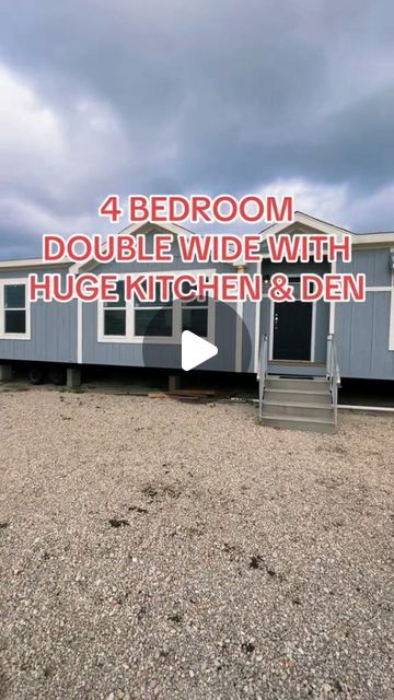 Triple Wide Mobile Homes, Luxury Mobile Homes, Double Wide Mobile Home, Mobile Home Floor Plans, Cabin Tiny House, Homes Ideas, Mobile Home Living, Manufactured Homes, Mobile Homes