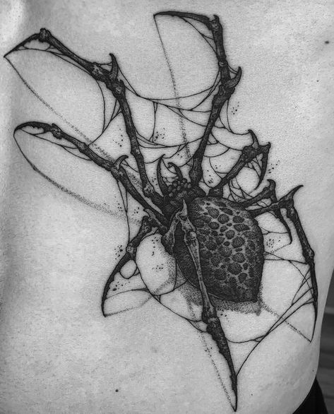 Spider Legs Tattoo, Horror Spider Tattoo, Illustrative Spider Tattoo, Spider Realistic Tattoo, Spider Moon Tattoo, Dangling Spider Tattoo, Mens Spider Tattoo, Blackwork Spider Tattoo, Spider Rib Tattoo