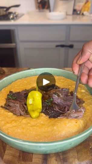 Green Chili Cheese Grits, Jill Scott Album Covers, Who Is Jill Scott Album Cover, Tender Pot Roast, Caramel Apple Dip Recipe, Southern Grits, Pot Roast Recipe, Jill Scott, Grits Recipe