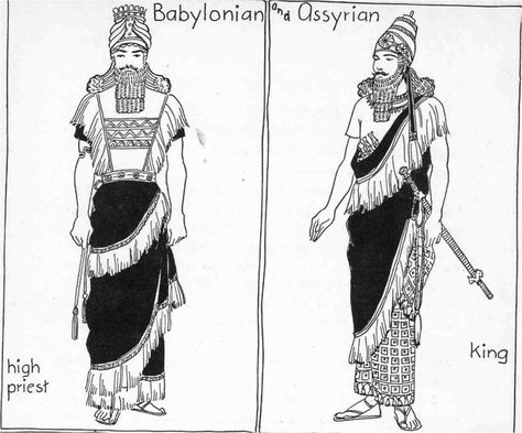 Babylonian Clothing, Egyptian Drawings, Ancient Babylon, Ancient Sumerian, King Costume, Ancient Astronaut, Fashion Illustration Tutorial, Ancient Near East, Ancient Mesopotamia