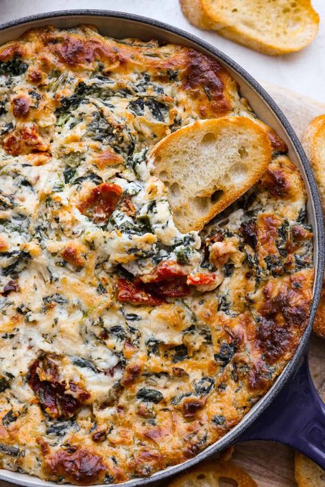 Tuscan Garlic Chicken, Homemade Cheese Sauce, Cream Dip, The Recipe Critic, Recipe Critic, Dips And Appetizers, Spinach Artichoke Dip, Dips And Spreads, Dips Appetizers