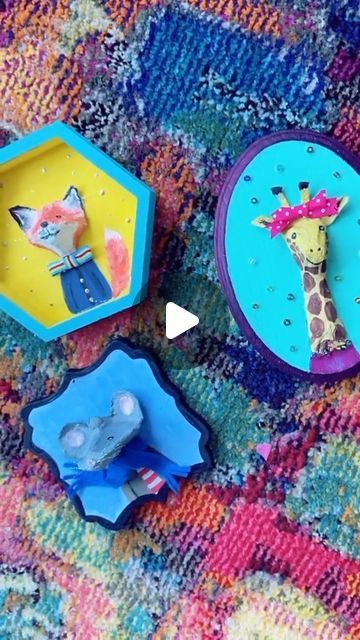 Egg Carton Animals, Egg Box Craft, Egg Carton Art, Andrea Nelson Art, Building Games For Kids, Paint Your Pet, Egg Carton Crafts, Animal Portraits Art, Building Games