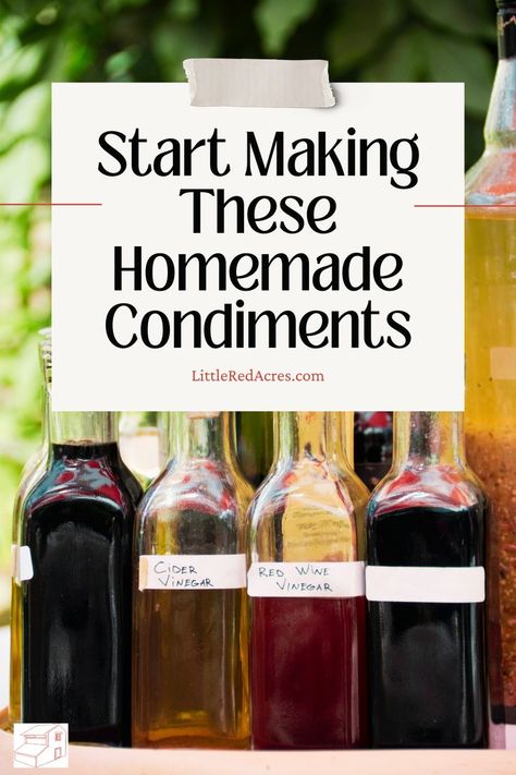 From classic favorites to exotic blends you can stop buying and start making these homemade condiments yourself. Farmstead Kitchen, Raw Sauerkraut, Homesteading Recipes, Homemade Caesar Salad Dressing, Homemade Hot Fudge, Homemade Fajita Seasoning, Pistachio Butter, Tamarind Sauce, Burger Seasoning