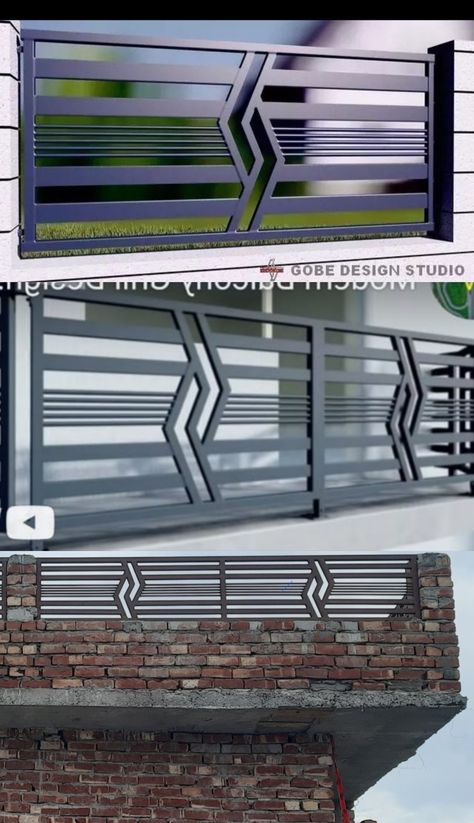 Modern Steel Gate Design, درابزين السلم, Modern Main Gate Designs, Colorful Bedroom Design, Modern Window Grill, Window Grill Design Modern, Home Gate Design, Front Wall Design, Grill Gate Design