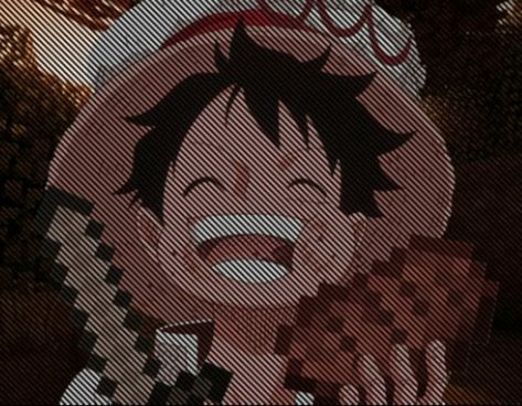 Luffy Anime In Minecraft Pfp, Minecraft Icons Aesthetic, Gamer Icon, Minecraft Pfp, Minecraft Icon, Anime Minecraft, Luffy Icon, Adventure Time Girls, Anime Picture Hd