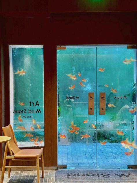 Fish Tank Aesthetic, Doors Aesthetic, Tank Aesthetic, Frutiger Aero, Tanked Aquariums, Seoul South Korea, Aquariums, Dream Room, Fish Tank