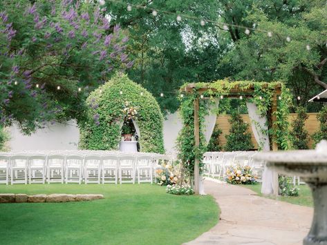 The Hummingbird House - Austin Wedding Venue Glass Panel Wall, Hummingbird House, Ceremony Chairs, Austin Wedding Venues, Garden Venue, Stained Concrete, White Gardens, Bridal Suite, Austin Wedding