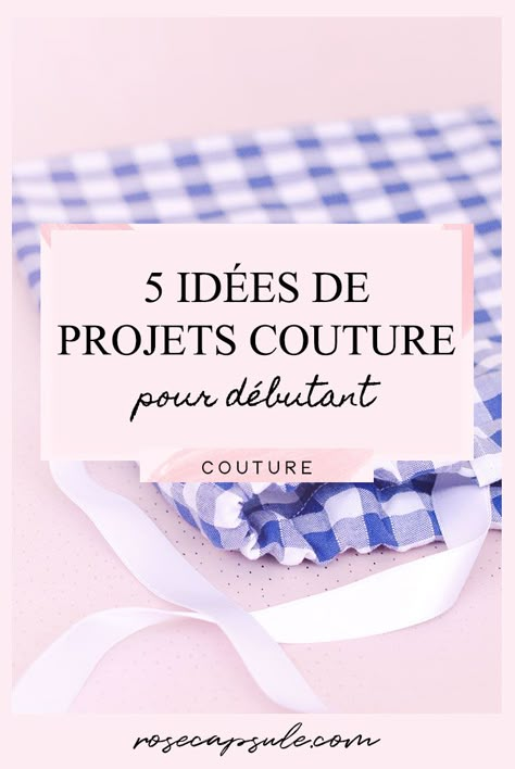 5 idées de projets couture pour débutant #couture #couturefacile #coutureaddict #diy Recycler Diy, Creation Couture, Couture Sewing, Diy Couture, Sewing Projects For Beginners, Sewing Patterns Free, Free Sewing, Sewing Hacks, Sewing Fabric