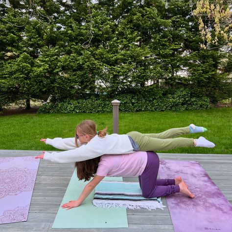 Just flying around practicing a little acro yoga! 🧘🏼‍♀️ 🧘🏻‍♀️ #flyingyogis #acroyoga #yogagirls #partneryoga #yogaoutside #kidsyoga #peacefulplanetyoga #yogatime #yogafun #yogakids #kidsyogateacher Kid Yoga Lesson Plans, Couples Yoga Poses, Yoga Ideas, Yoga Lesson Plans, Kids Yoga Classes, Yoga Kids, Family Yoga, Planet For Kids, Couples Yoga