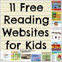 Free Reading Websites, Reading Websites For Kids, Reading Websites, Websites For Kids, Learning Websites For Kids, Educational Websites For Kids, Motivasi Diet, Reading Website, Virtual School