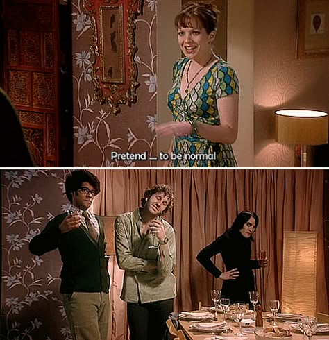 When Moss, Roy, and Richmond went for a dinner party at Jen’s house. | 21 Times "The IT Crowd" Made You Literally LOL It Crowd Memes Funny, Family Guy Quotes, The It Crowd, Friday Meme, Animal Tumblr, The Mighty Boosh, It Crowd, 9gag Funny, British Humor