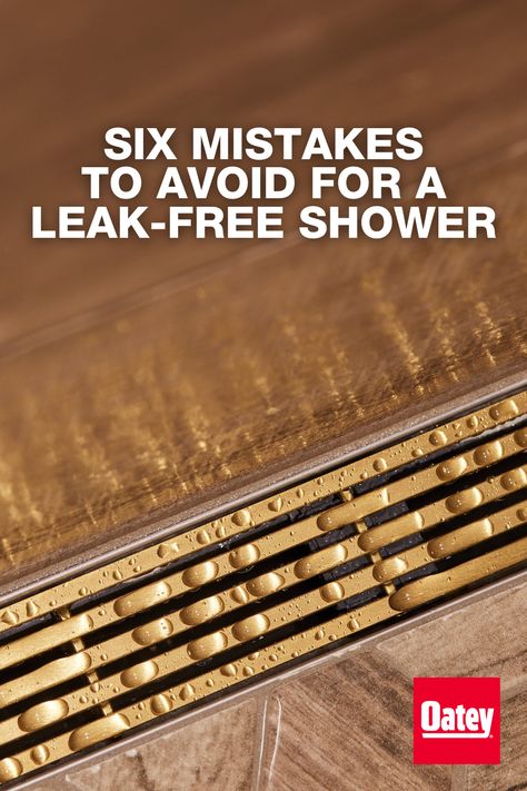 Are you a DIY homeowner tackling a bathroom renovation? Don't overlook the importance of proper waterproofing! Learn about the six most common mistakes to avoid when installing a shower pan liner. Our informative guide will help you prevent disastrous results and ensure an efficient and leak-free shower. Don't let shortcuts ruin your plumbing project – start your DIY journey the right way with Oatey's expert tips! Shower Pan Liner Installation, Diy Shower Pan, Linear Drain Shower, Shower Pan Liner, Video Case, Linear Drain, Shower Installation, Basement Inspiration, Bathroom Farmhouse Style