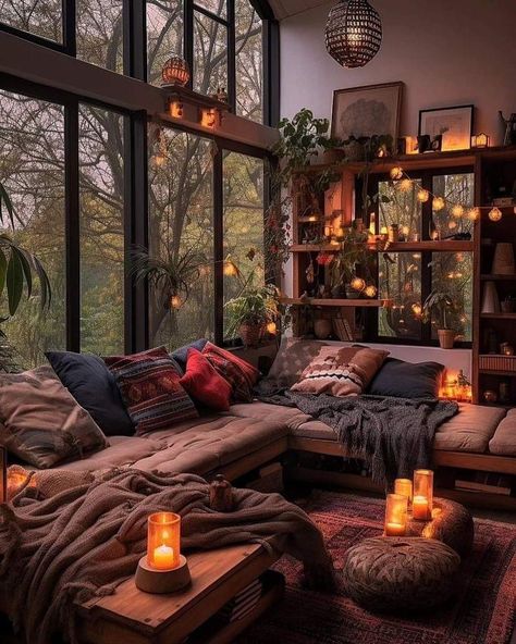 Living Room Warm, Cosy Living Room, Dream House Rooms, Rustic Living Room, Cozy Apartment, Cozy Room, Living Room Inspo, Casas De Ensueño, Dream House Decor