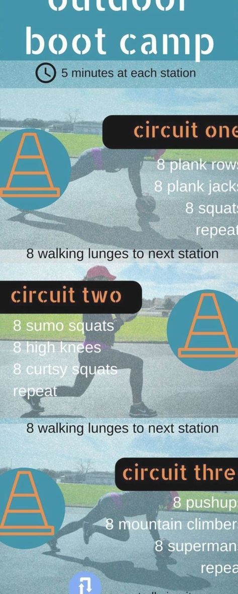 Take your workout outside with this do anywhere bootcamp style workout. You can do this bodyweight only or add some resistance with light to medium weight dumbbells. Gather some friends and work on your fitness goals together. Great for physical health as Workout Outside, Workouts Outside, Camping Bedarf, Group Exercise, Boot Camp Workout, Wednesday Workout, Challenge Group, Sumo Squats, Outdoor Training