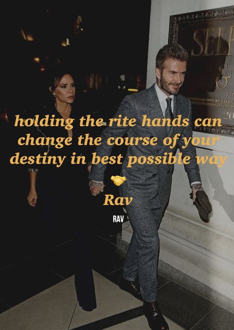 Couple goals relationship quotes #quoteoftheday #victoriabeckham #davidbeckham #coupletattoos #hands Power Couple Quotes, Perfect Life Quotes, Classy Engagement Photos, Couple Quotes Funny, Goals Relationship, Luxury Couple, Classy Quotes, Couples Quotes Love, Elegant Couple