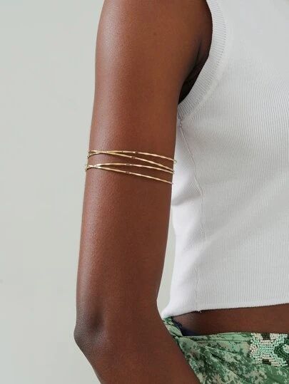 Arm Chain Jewelry, Forearm Bracelet, Arm Cuff Jewelry, Gold Arm Cuff, Fancy Jewellery Designs, Chocker Necklace, Basic Jewelry, Cuff Jewelry, Dope Jewelry