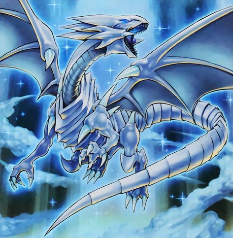 Blue-Eyes White Dragon Artwork [8th] by NewArkantos on DeviantArt Blue Eyes White Dragon, Yugioh Dragons, Dark Side Of Dimensions, Dragon Wallpaper Iphone, Yugioh Monsters, Blue Anime, Anime Lover, Yugioh Cards, White Dragon