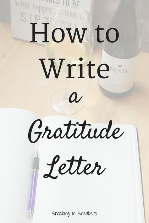 Trying to practice more gratitude in your life?  Try writing a gratitude letter to those inspirational people that have motivated you along the way.  Then actually read it to them and (for those 21+ -->) raise your glass with a toast!  (sponsored)  | Gratitude activities | Gratitude challenge | Gratitude ideas Gratitude Letter, Gratitude Ideas, Letter Of Gratitude, Gratitude Notes, Words Of Gratitude, Gratitude Activities, Gratitude Journal Prompts, Things About Boyfriends, Gratitude Challenge