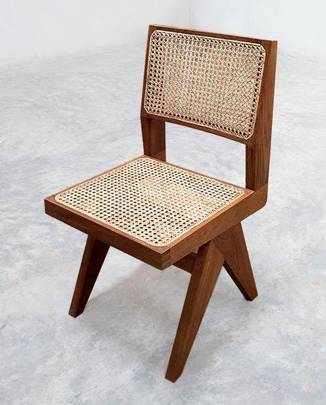 Joseph Dirand, African Furniture, Wood Chair Design, Walnut Dining Chair, Chair Design Modern, Cane Furniture, Rattan Dining, Dream Furniture, Sofa Set Designs